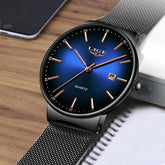 Simple Watches For s Mesh Belt Ultra-thin Stainless Steel Quartz 9934
